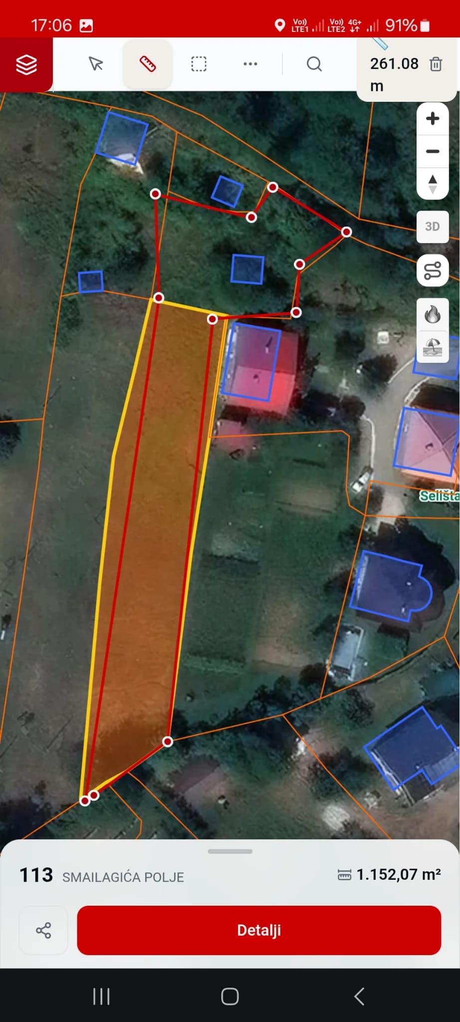 Selling 1600m2