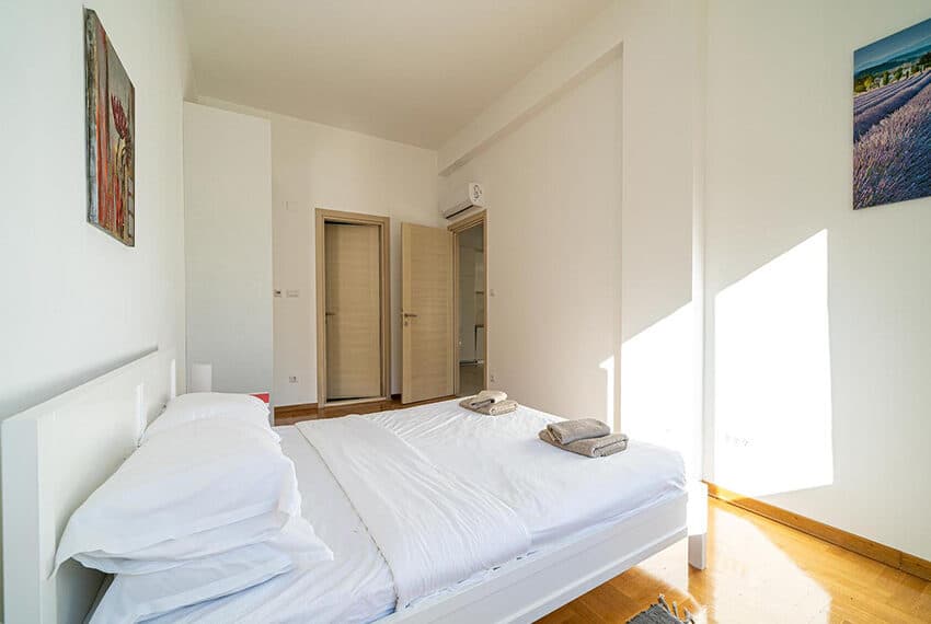 Apartment with courtyard in a residential complex in the Bay of Kotor, Montenegro