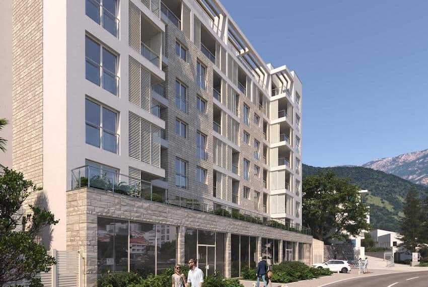 Apartments for sale in a new building just 200 m from the sea, Becici