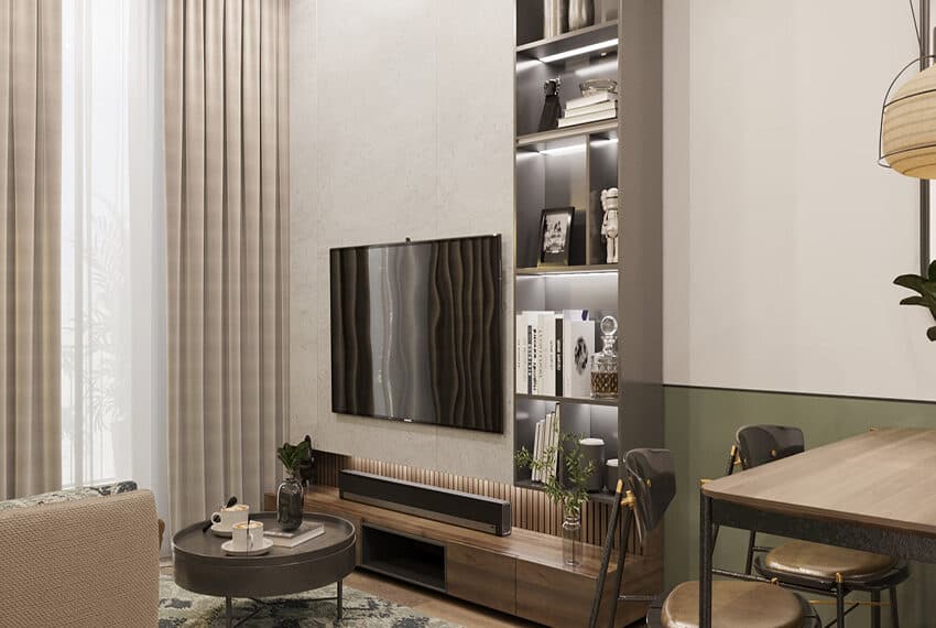 Apartments in a modern residential complex, Becici, Budva area