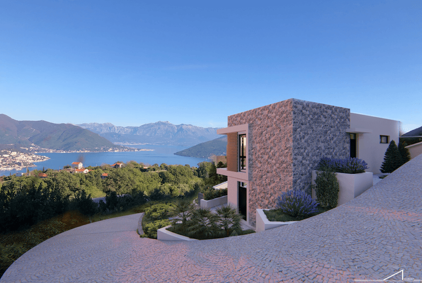 Bay View Village villa with swimming pool for sale, Herceg Novi