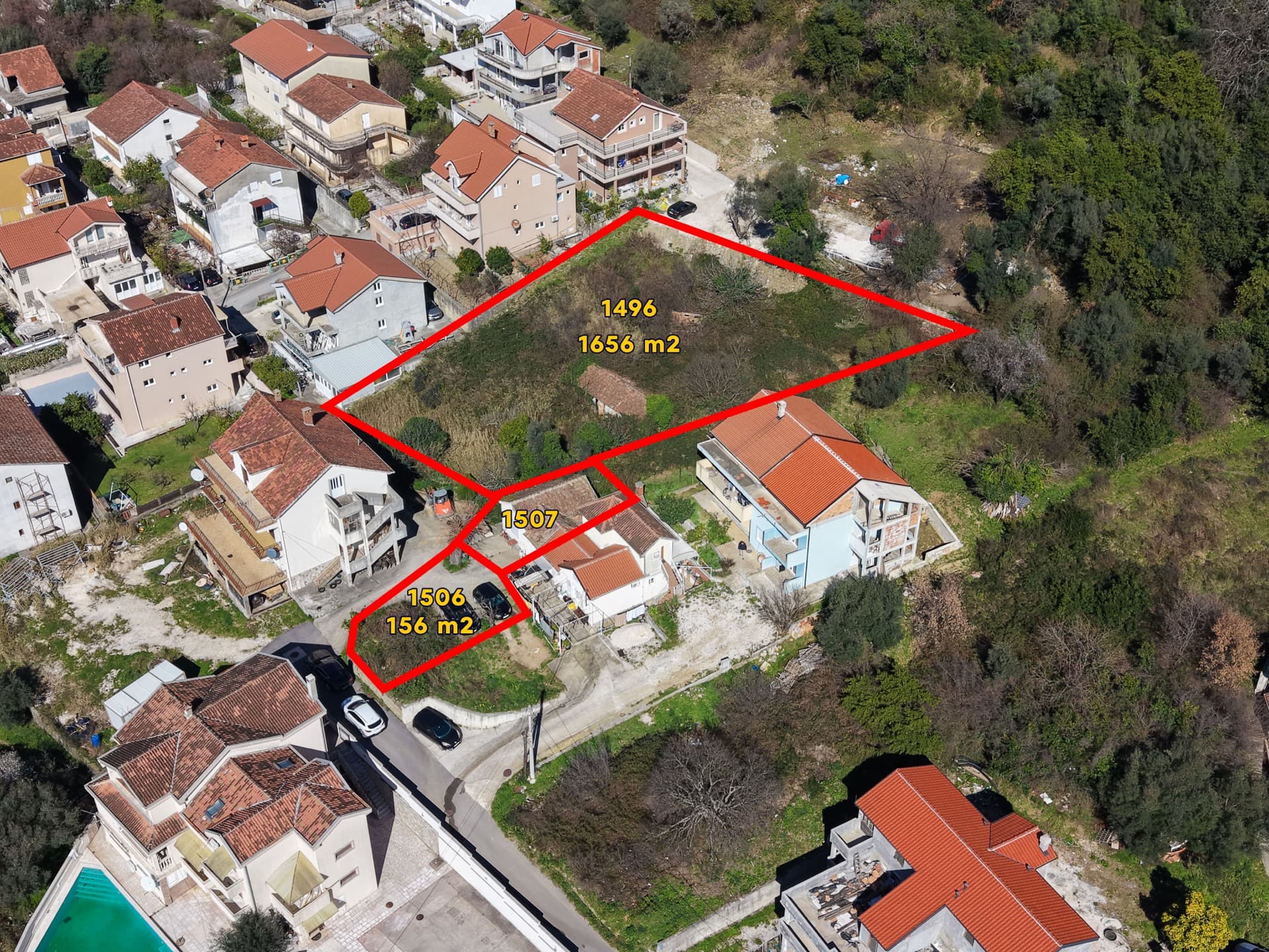 Građevinsko zemljište u Tivtu br. 2578