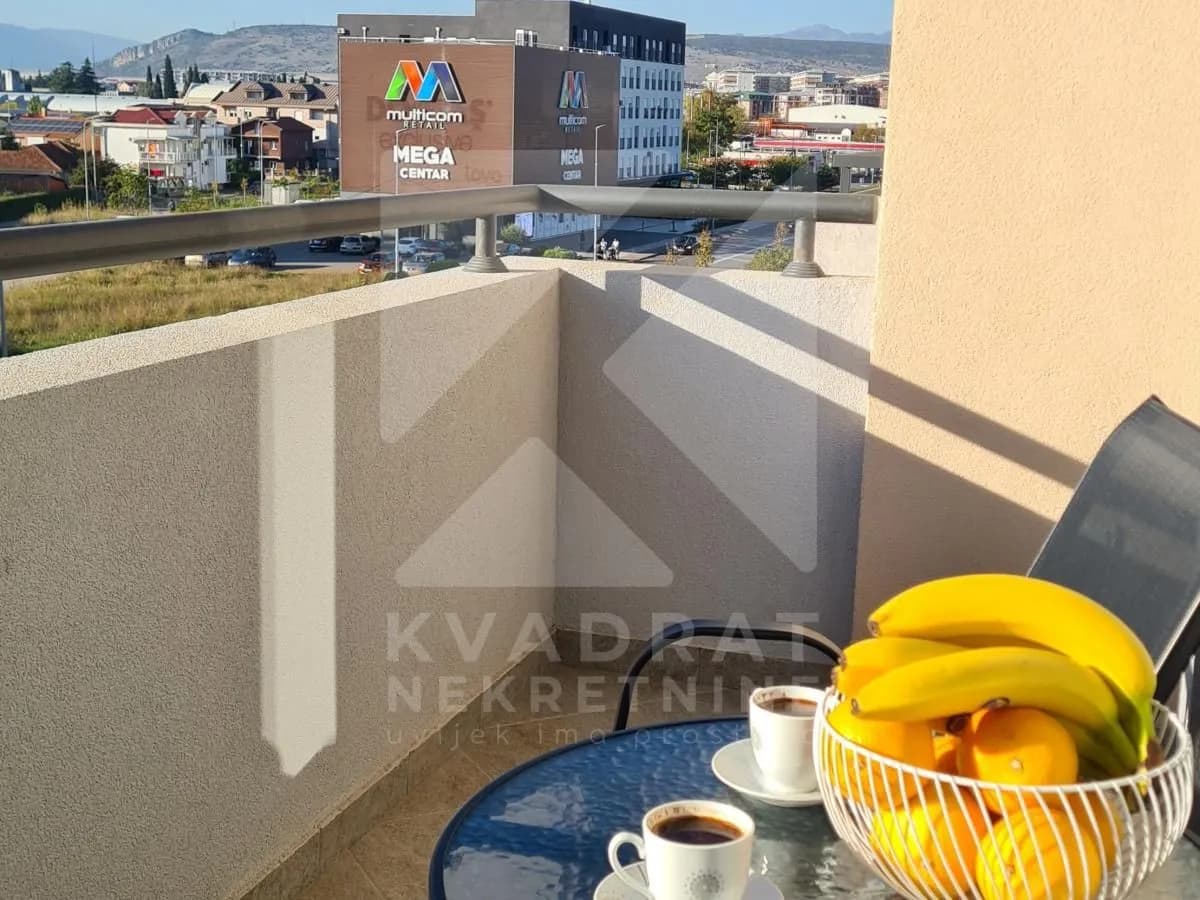 Izdavanje, jednosoban stan, 42m², Zabjelo, Podgorica