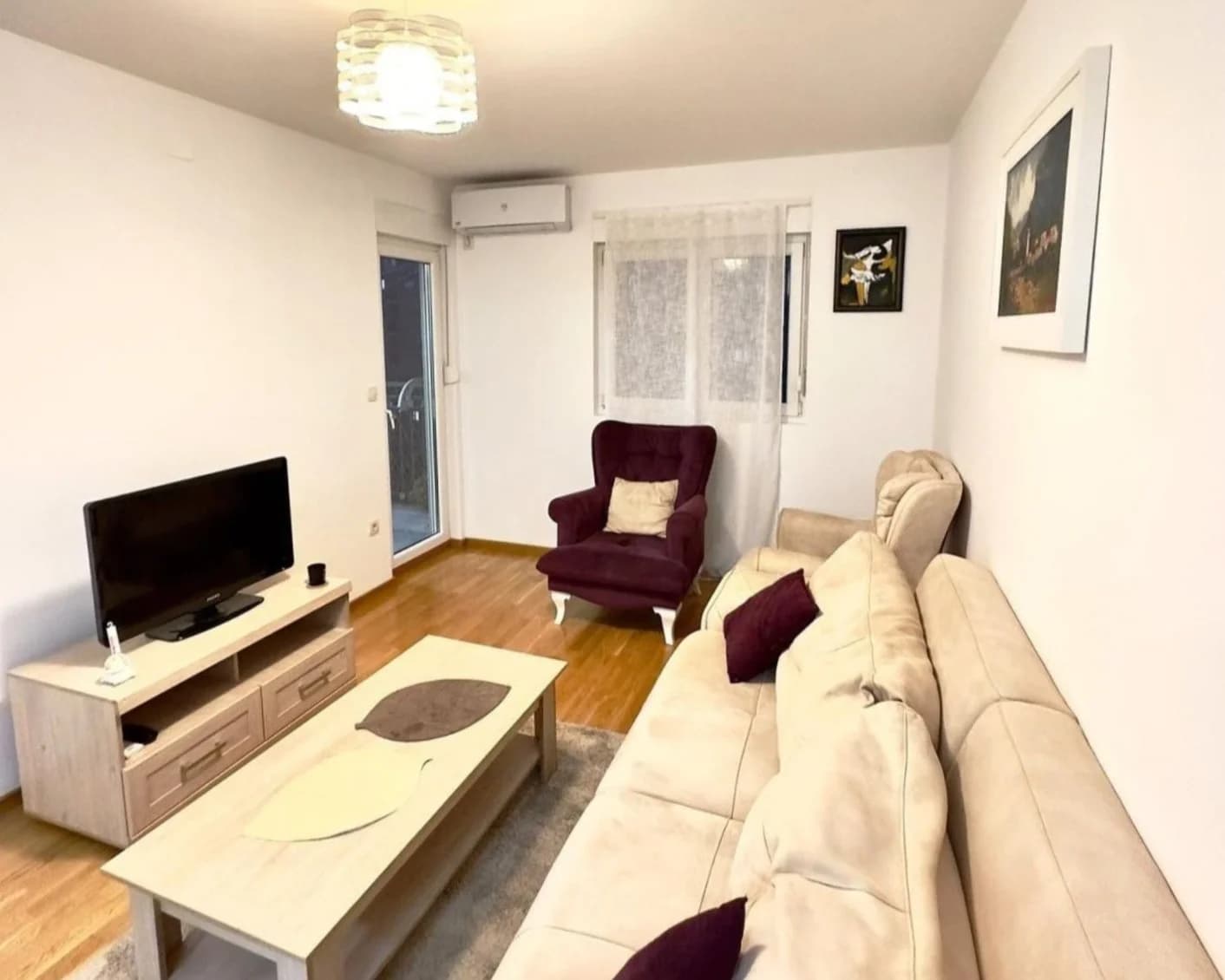 IZDAVANJE – Jednosoban stan (45m2), Podgorica, Zagorič, City Kej – 450€