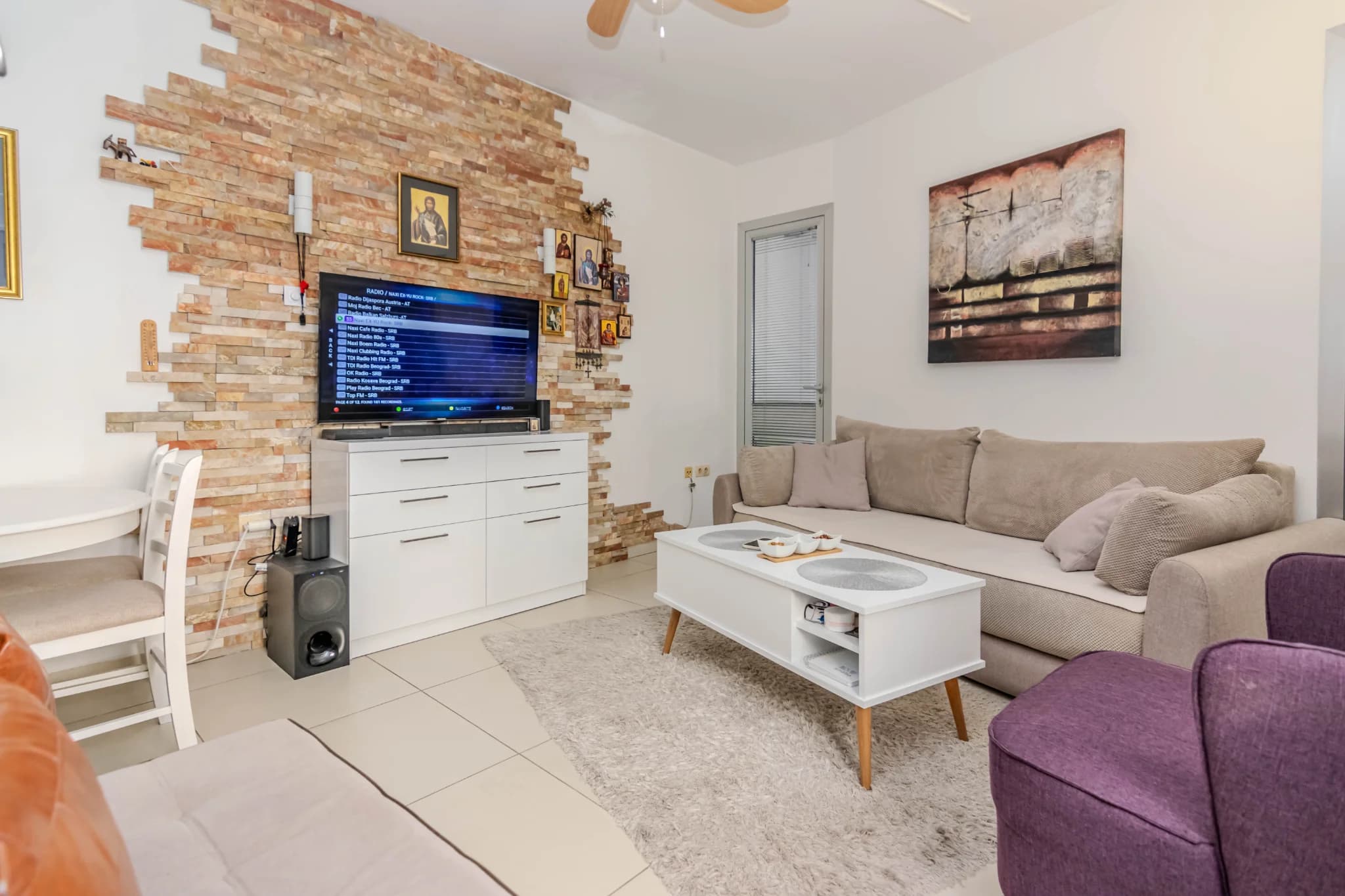 Jednosoban stan sa pogledom na more na Toplu