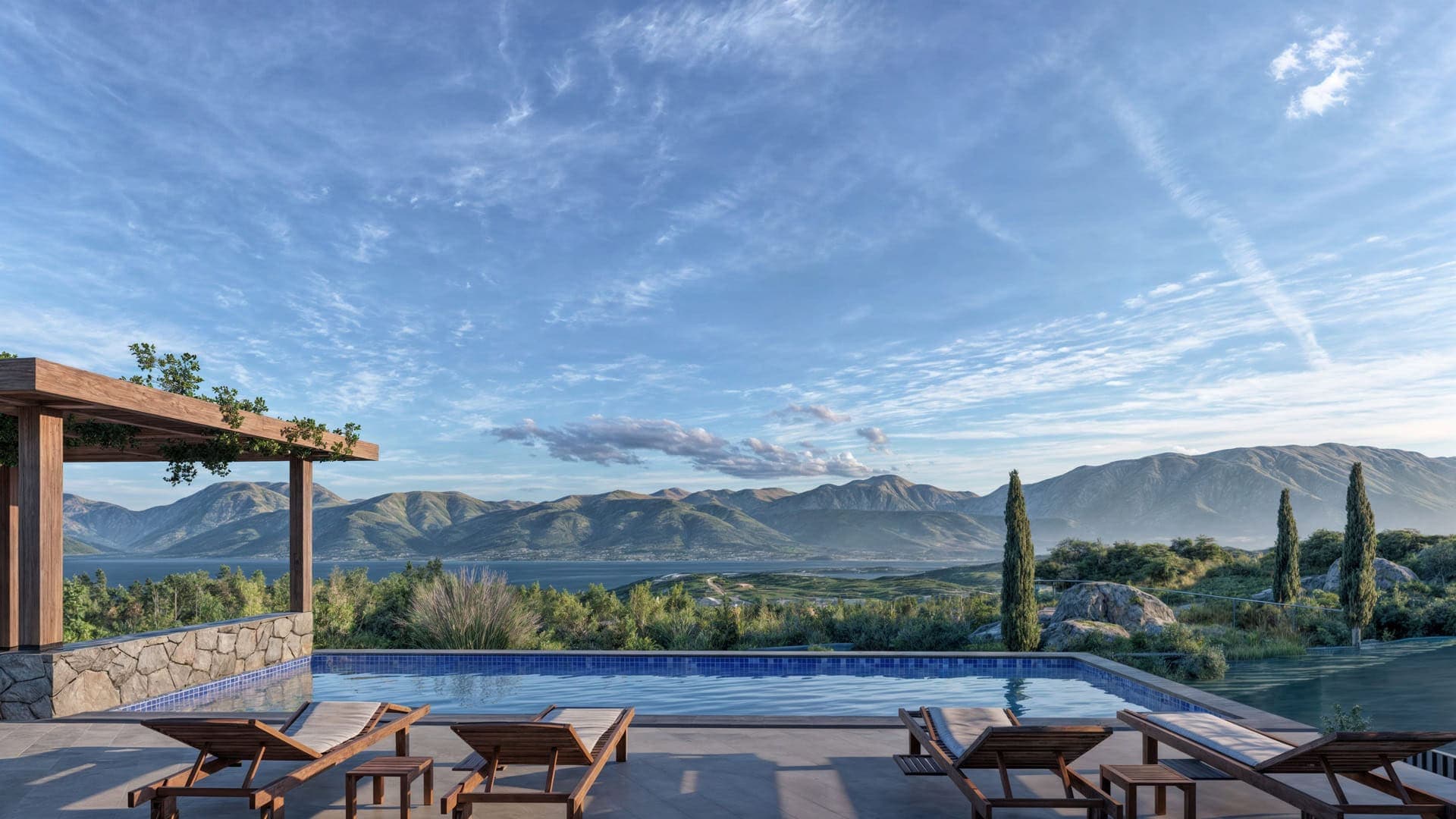 Luksuzna trosobna vila na golf terenu, Lustica Bay