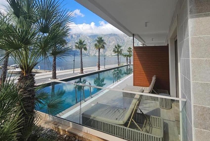 Luxury branded villa on the seafront, Stoliv, Kotor Bay