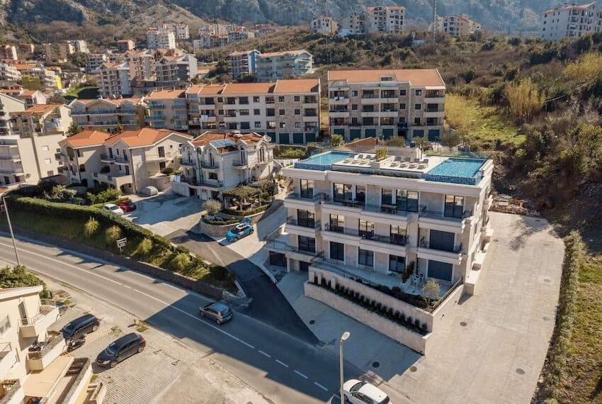 Luxury three-bedroom penthouses for sale, Dobrota, Kotor