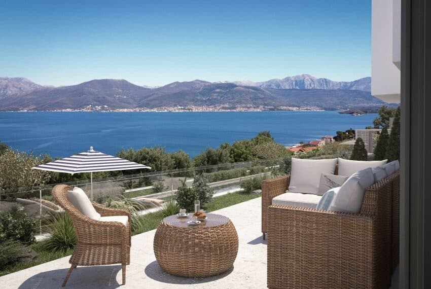 Modern apartment complex in Krasici, Tivat