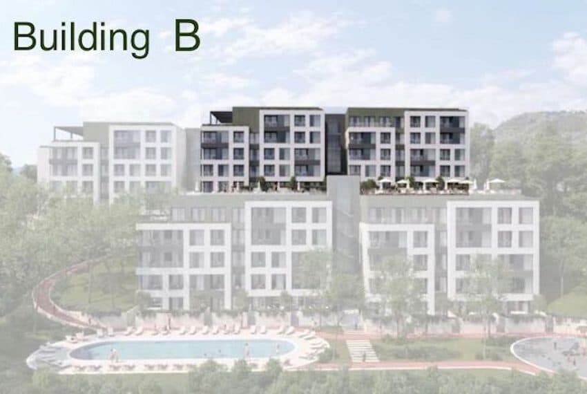 Modern residential complex in Tivat