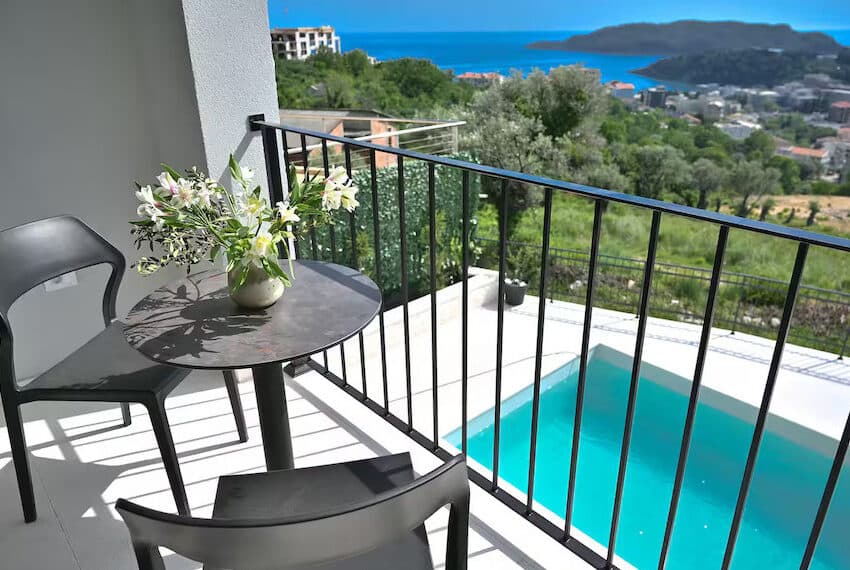 Modern Villa with open sea view, Becici, Budva