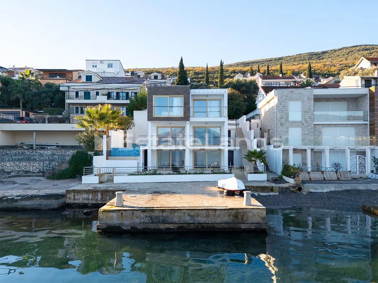 For Sale: Luxurious Villa on the Seafront with a Private Yacht Berth