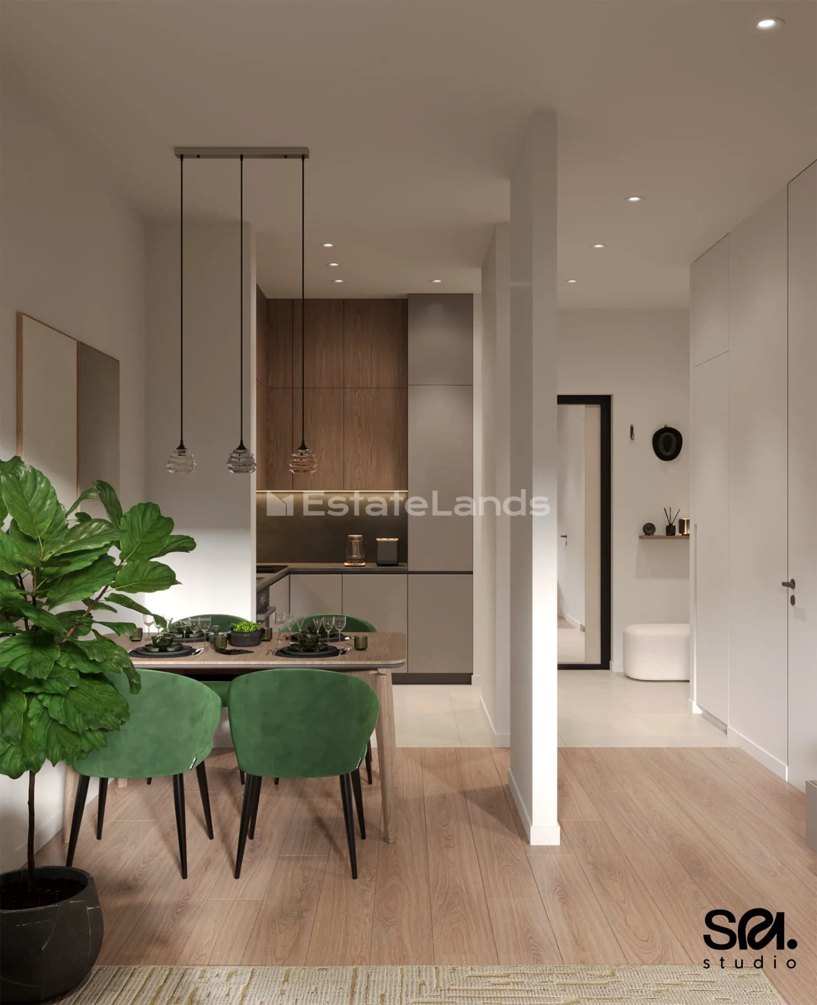 For Sale: Studio and One-Bedroom Apartments in a New Residential Complex with a Pool