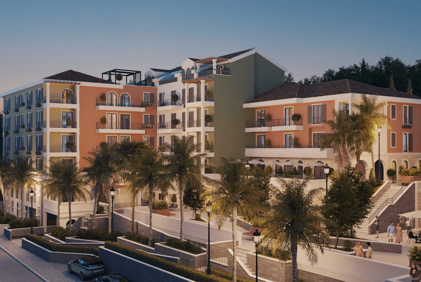 One-bedroom apartment in beautiful modern complex, Donja Lastva, Tivat