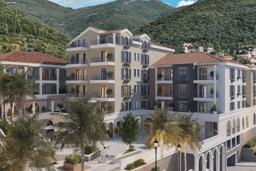One-bedroom apartment in beautiful modern complex, Donja Lastva, Tivat