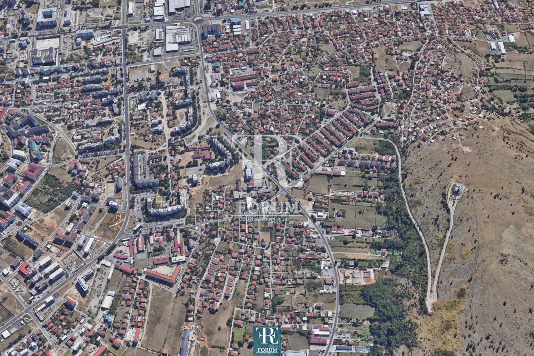 Plot for the construction of a residential building, Zabjelo, Podgorica - 6,860 m²