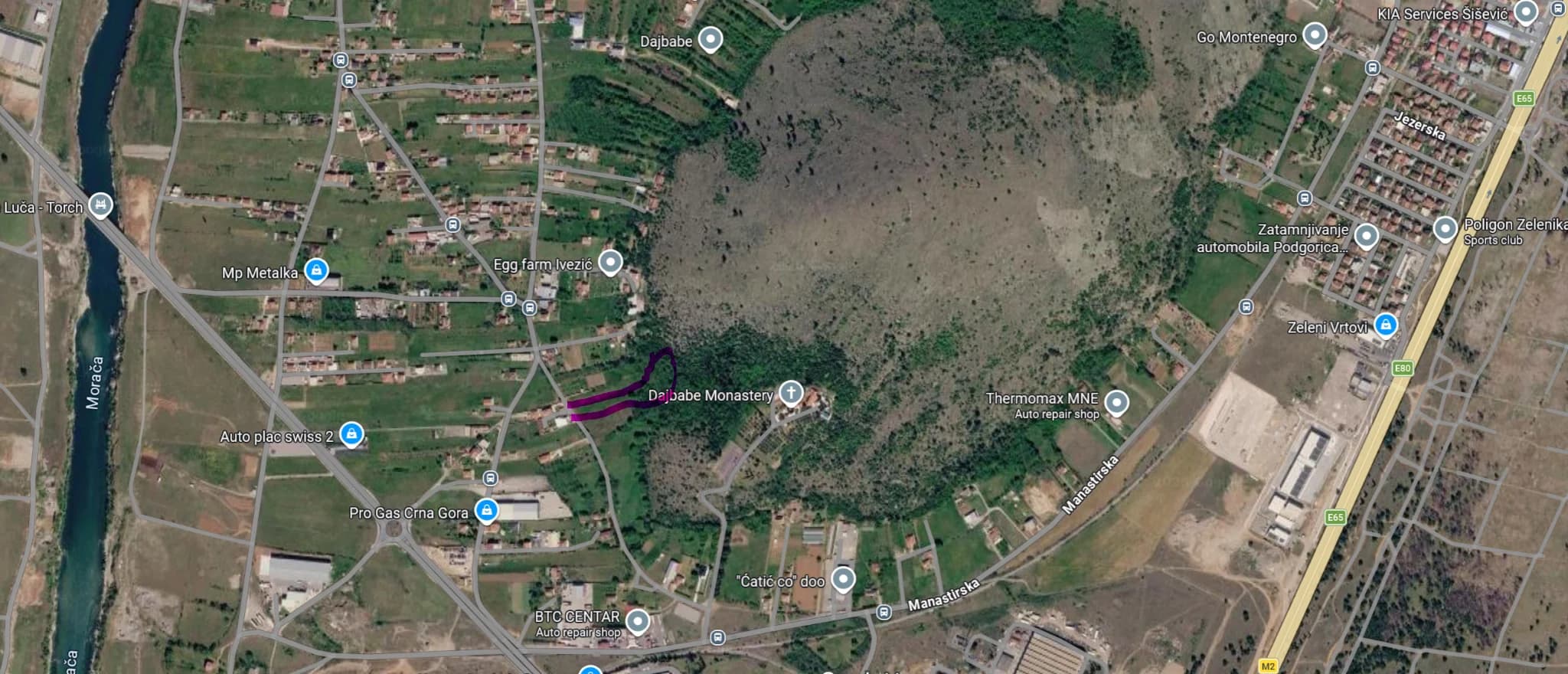 FOR SALE: Prime Land Parcel in Dajbabe, Podgorica – 4,260 sq m