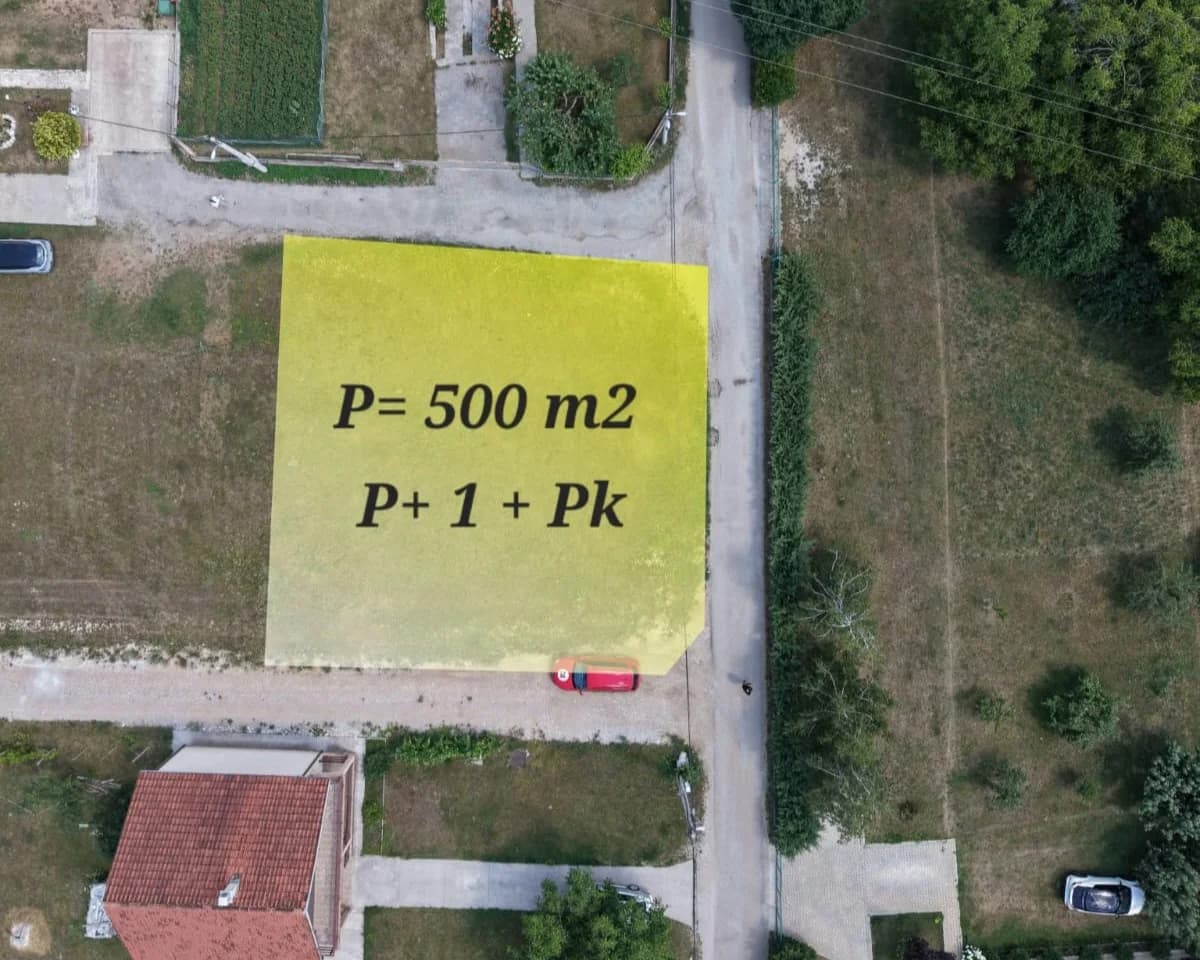 PRODAJA – Građevinsko zemljište (500m2), Nikšić, Kličevo – 33.000€