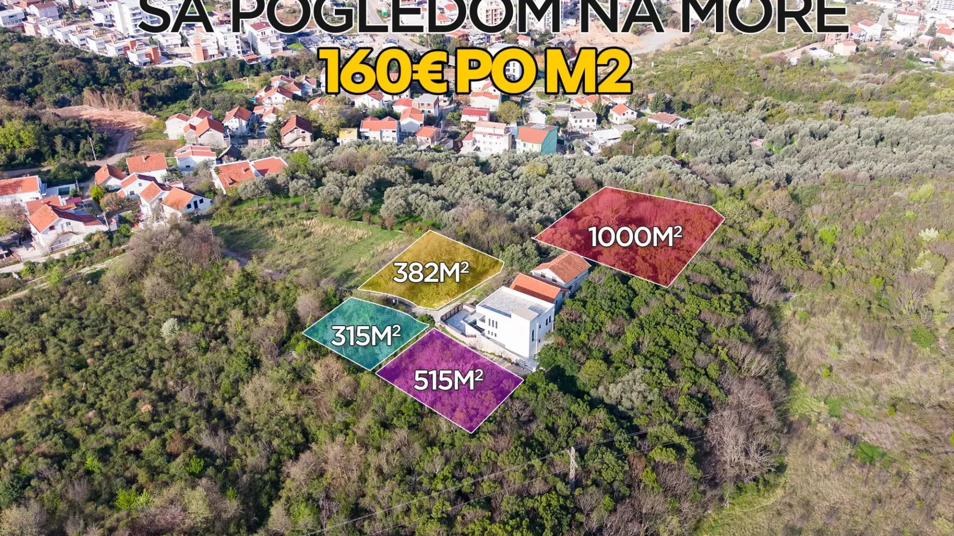 Prodaja, zemljište, 315m2, Dobre Vode, Bar