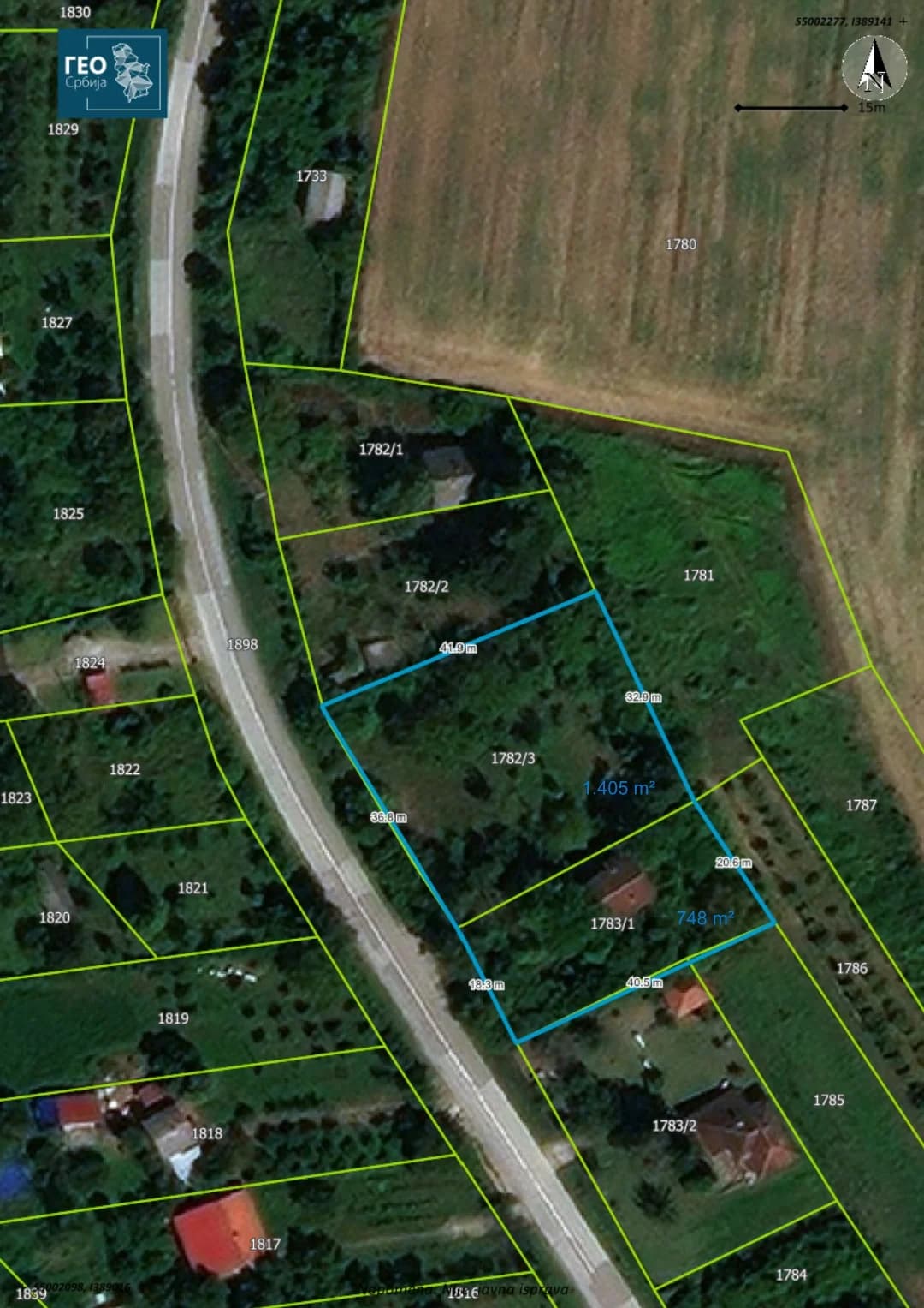 Prodajem dva placa u Svilošu-K.O Beočin