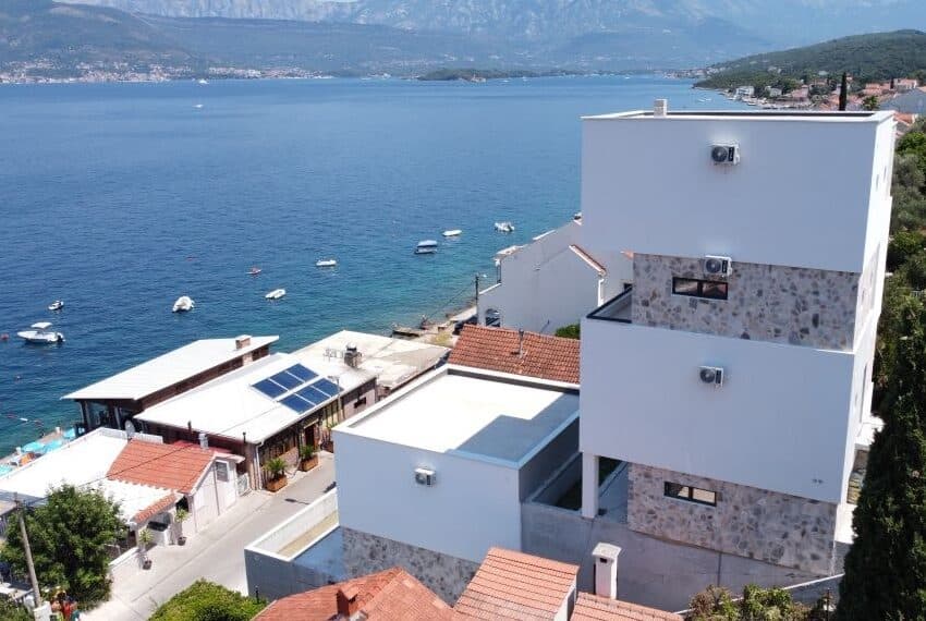 Two villas for sale in Krasici, only 10m from the sea front