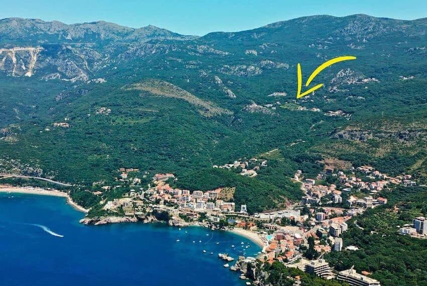 Urbanised plot in Kuljace, Budva