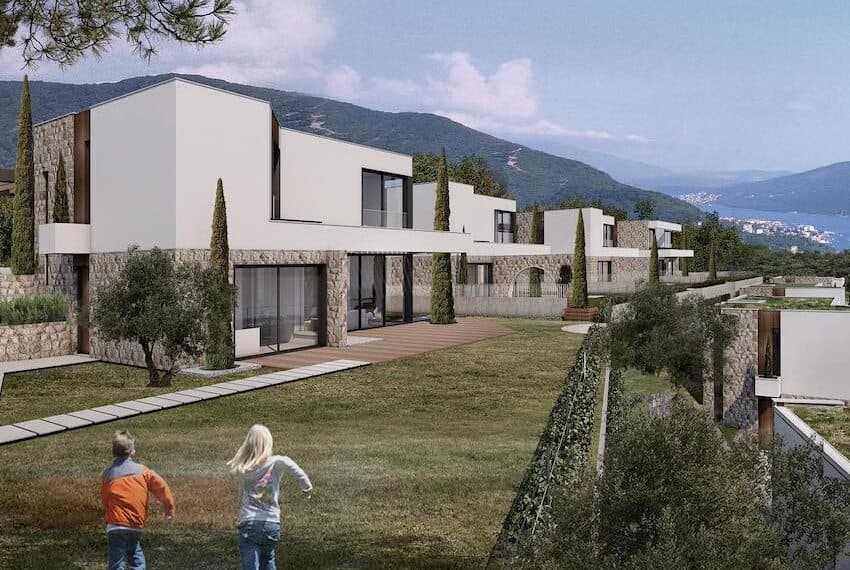 Villas for sale in a secluded complex in Herceg Novi